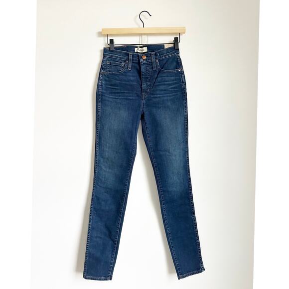 NWT Madewell 10" High-Rise Skinny Jeans in Hayes Wash 28 - Picture 4 of 6